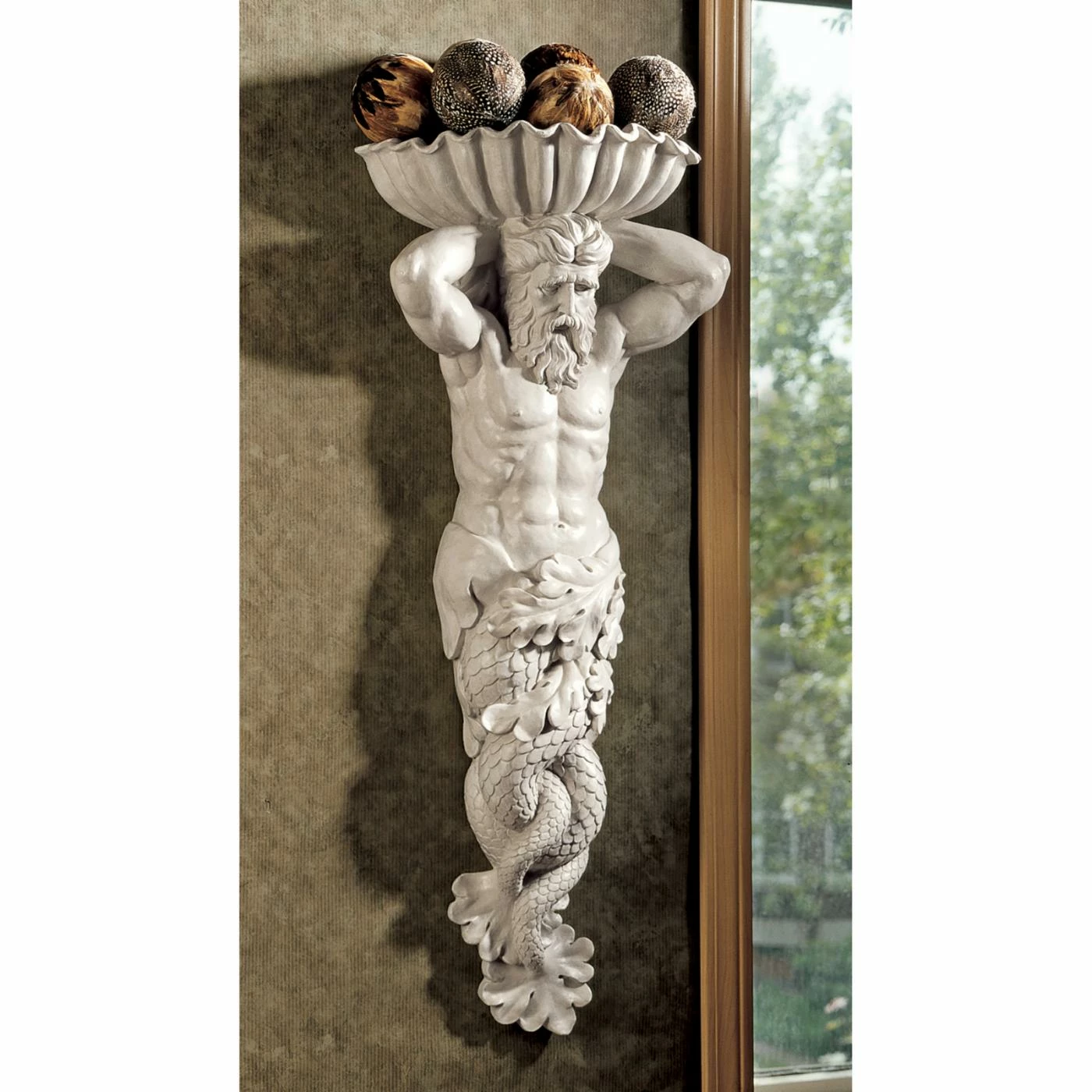 Best reviews of ✨ Wicker Design Toscano Atlantes God Of The Sea Wall Sculpture 🧨 - Image 6