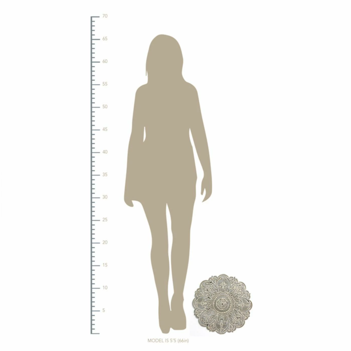 Buy ❤️ Metal Stratton Home Decor Embossed Floral Wall Decor 🧨 - Image 7