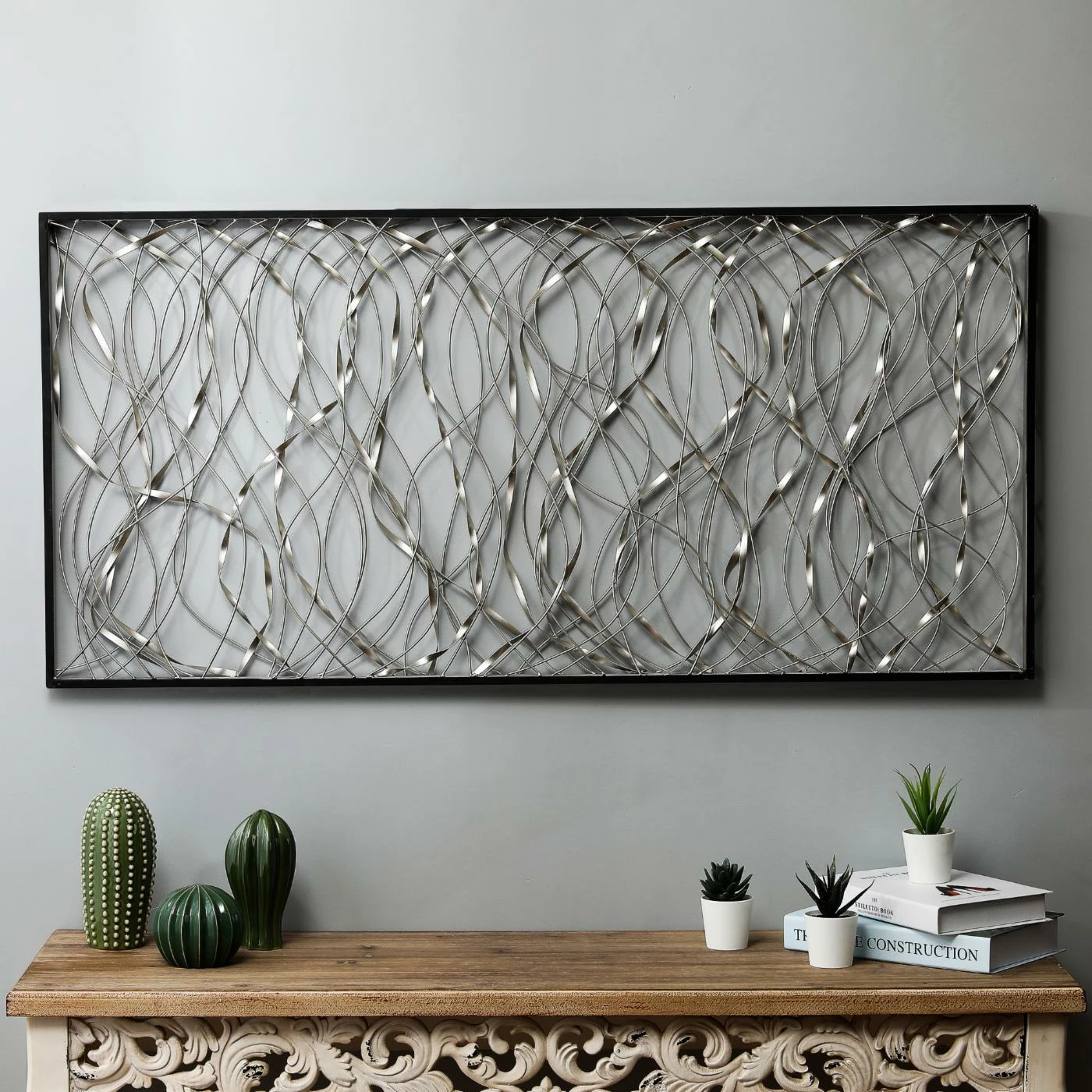 Coupon ๐ LuxenHome Metal Infinity Rectangular Wall Decor โจ - Image 6
