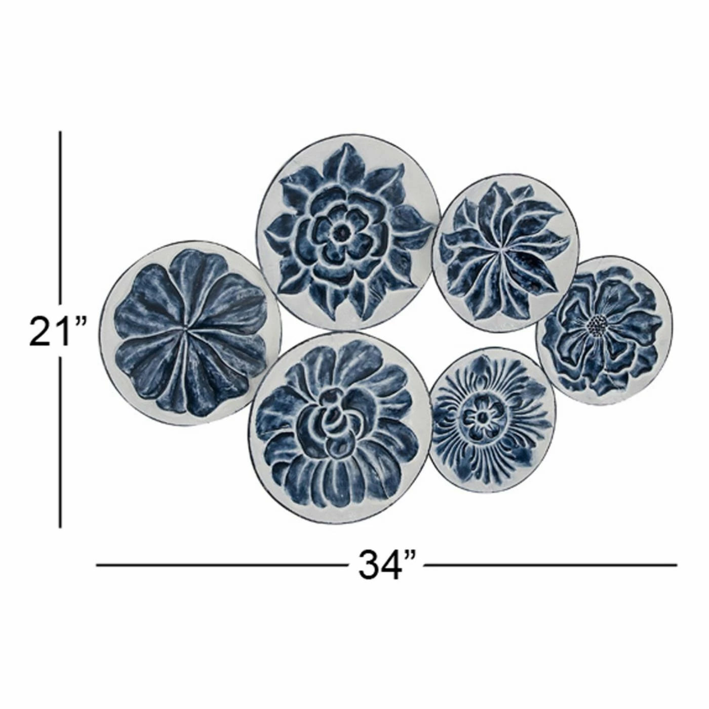 Brand new 😉 Metal DecMode Floral Wall Art ❤️ - Image 4