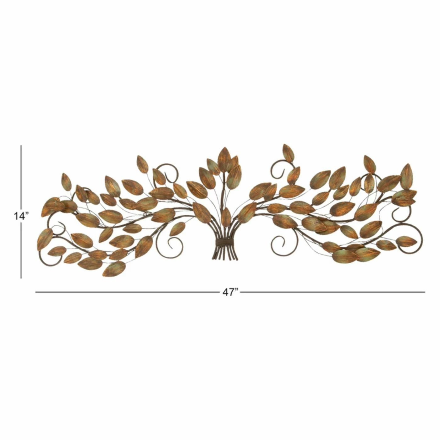 Cheap ๐ DecMode Metal Wall Sculpture - Brushed Patina Branch Bundle โ - Image 2