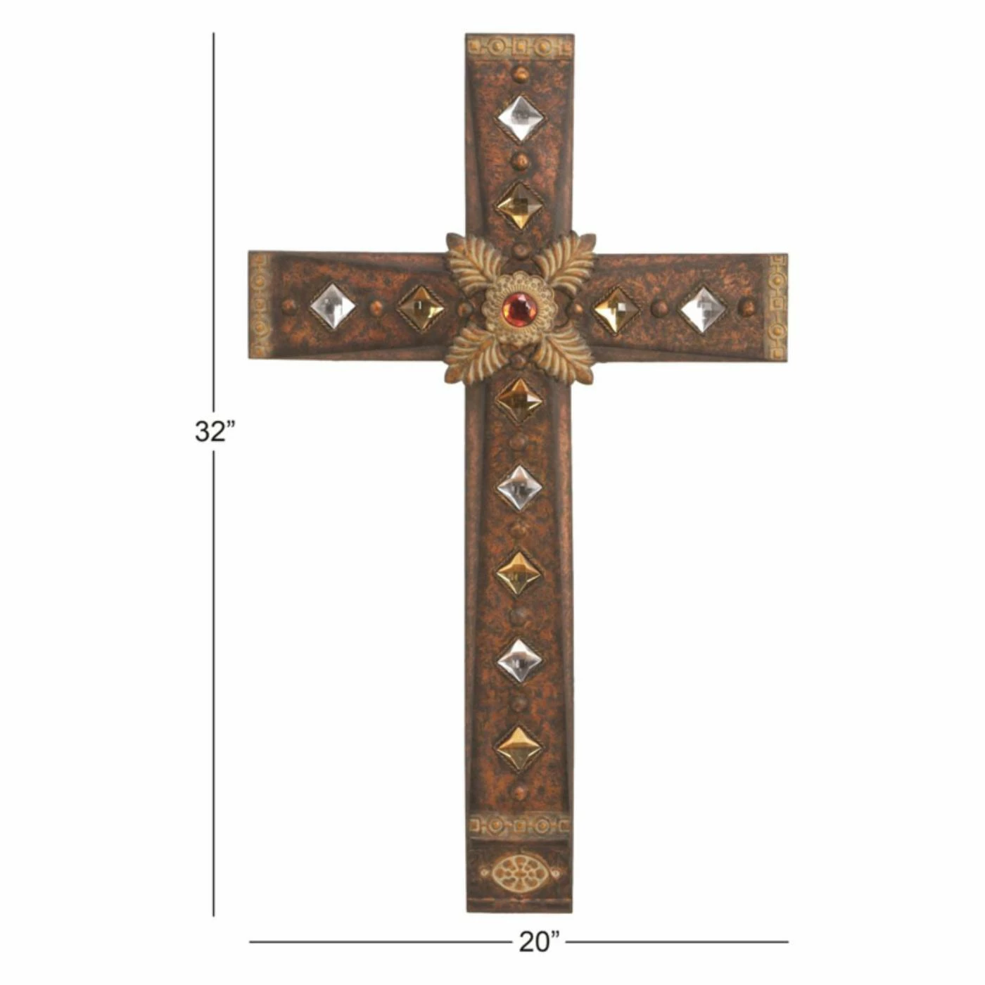 Flash Sale π Resin DecMode Decorative Metal Cross Wall Decor π₯ - Image 2