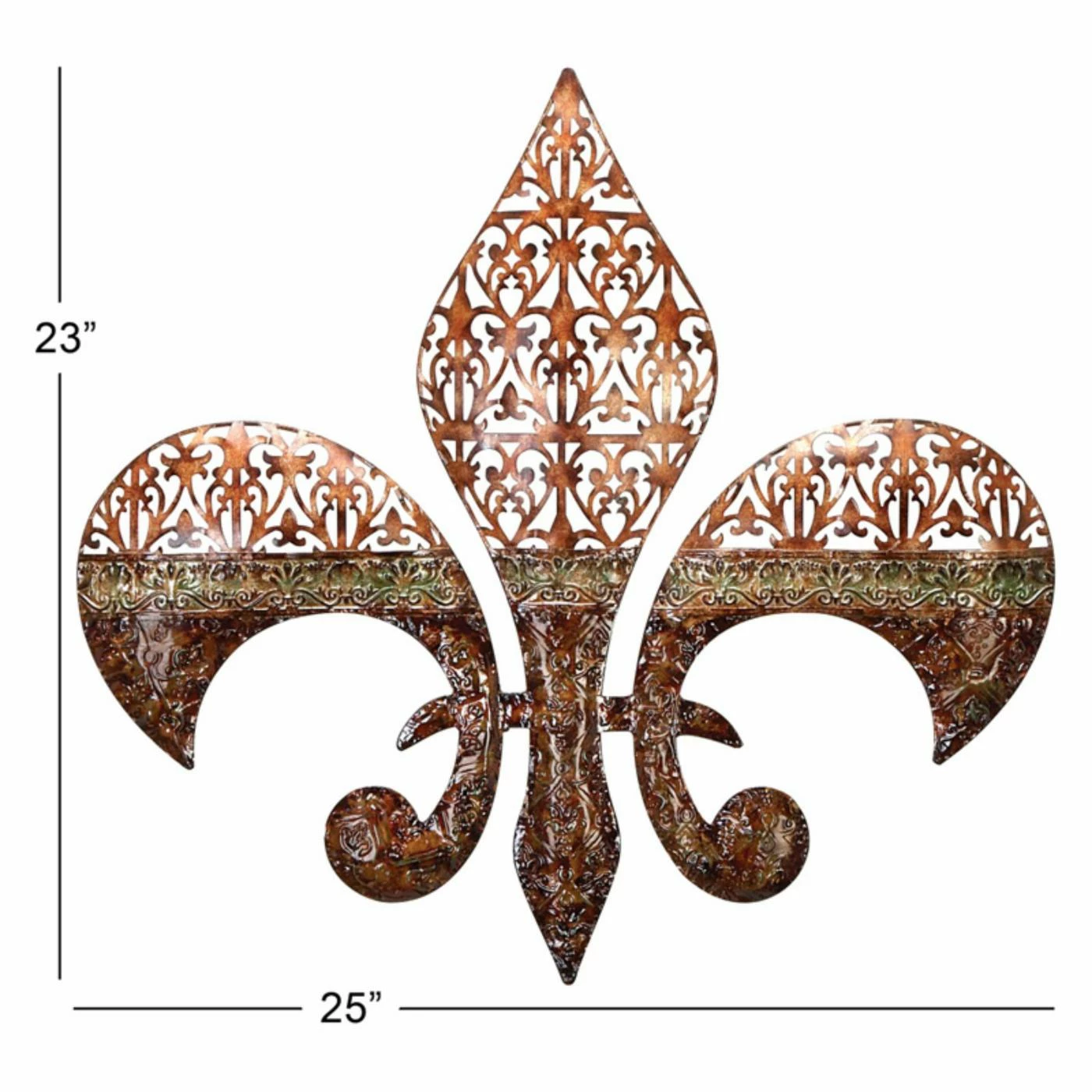Wholesale ๐ฅฐ Metal DecMode Fleur De Lis Wall Sculpture ๐ฏ - Image 2