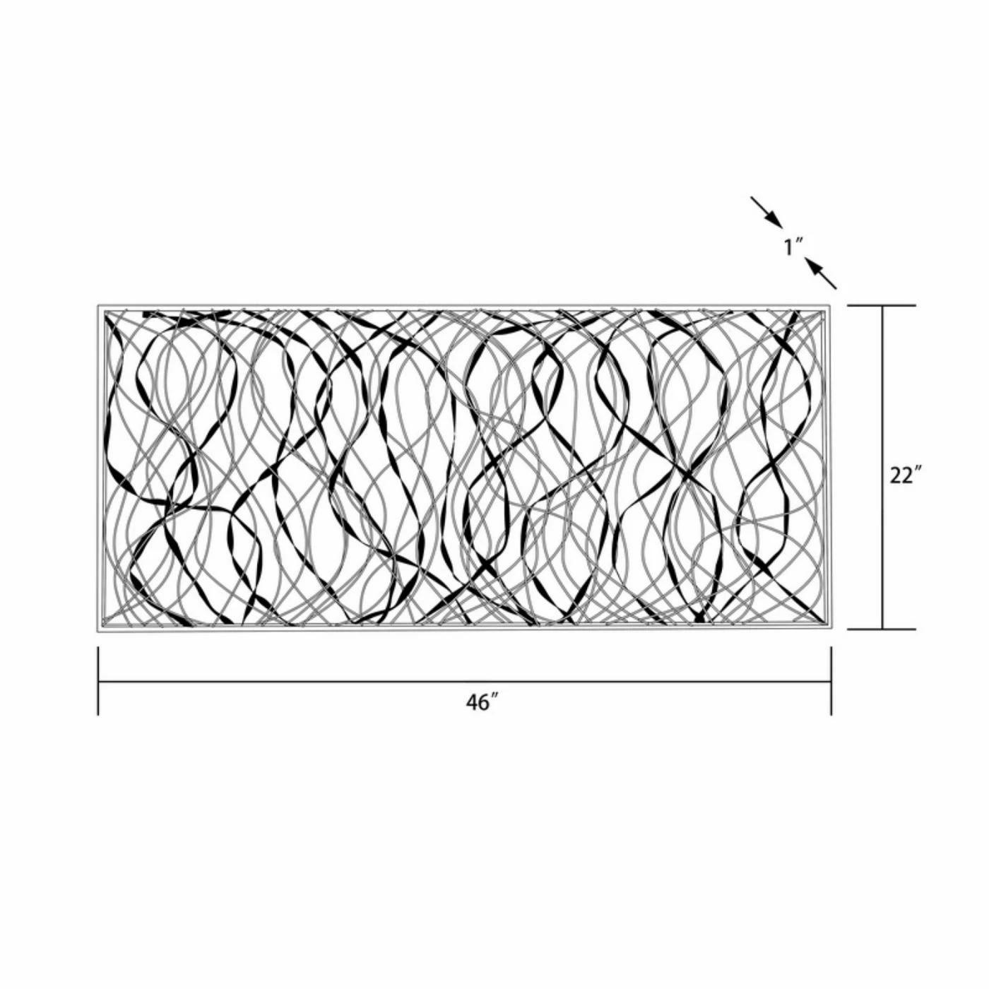 Coupon ๐ LuxenHome Metal Infinity Rectangular Wall Decor โจ - Image 7