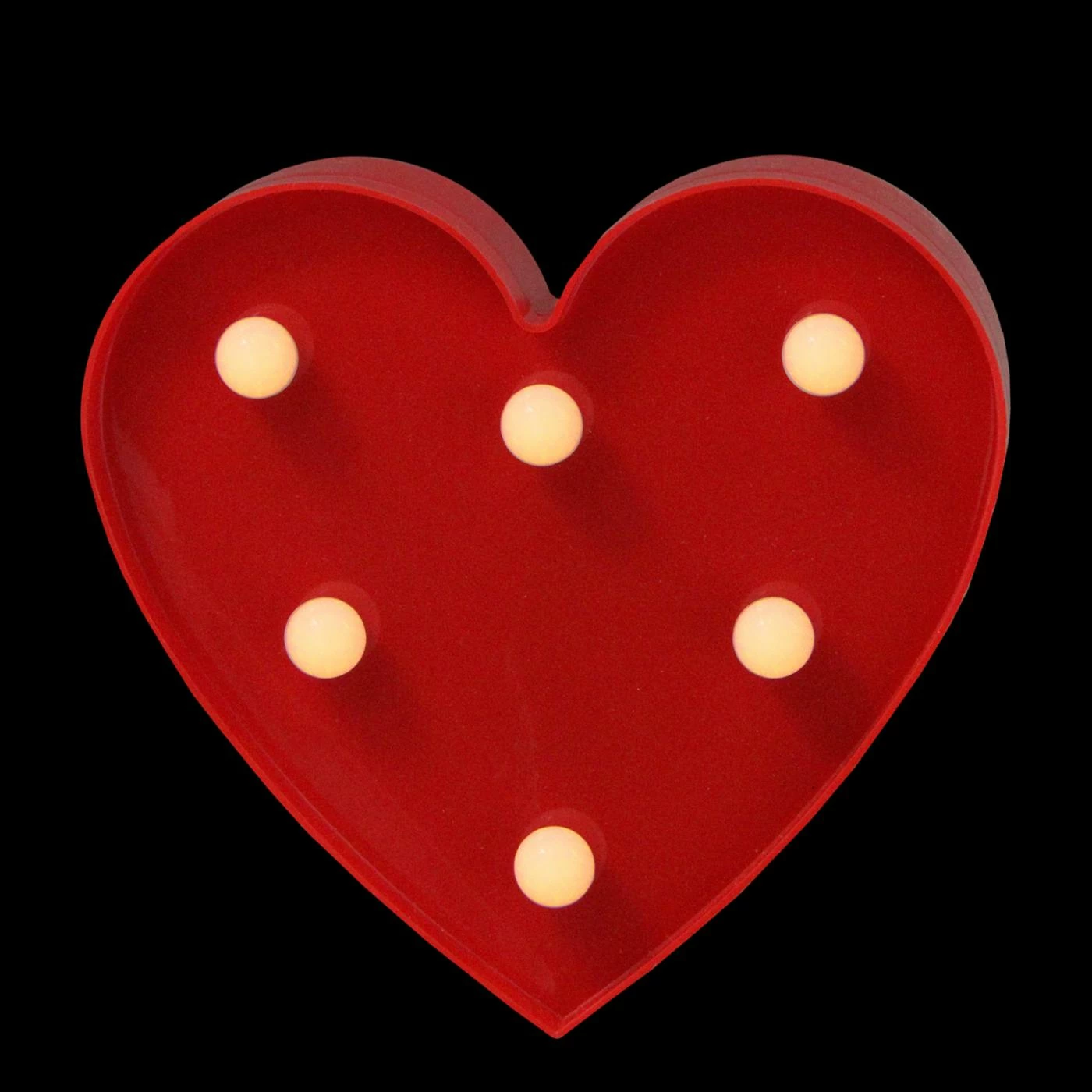Best Pirce ๐ Resin Northlight Red Valentines Day Heart Marquee Sign ๐ - Image 2
