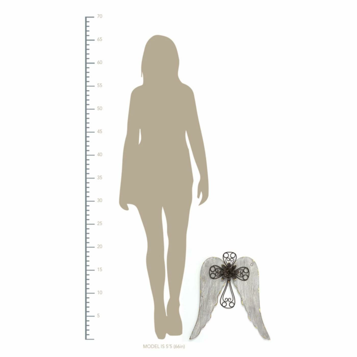 Coupon β Wood Stratton Home Decor Angel Wings With Cross Wall Decor π - Image 3