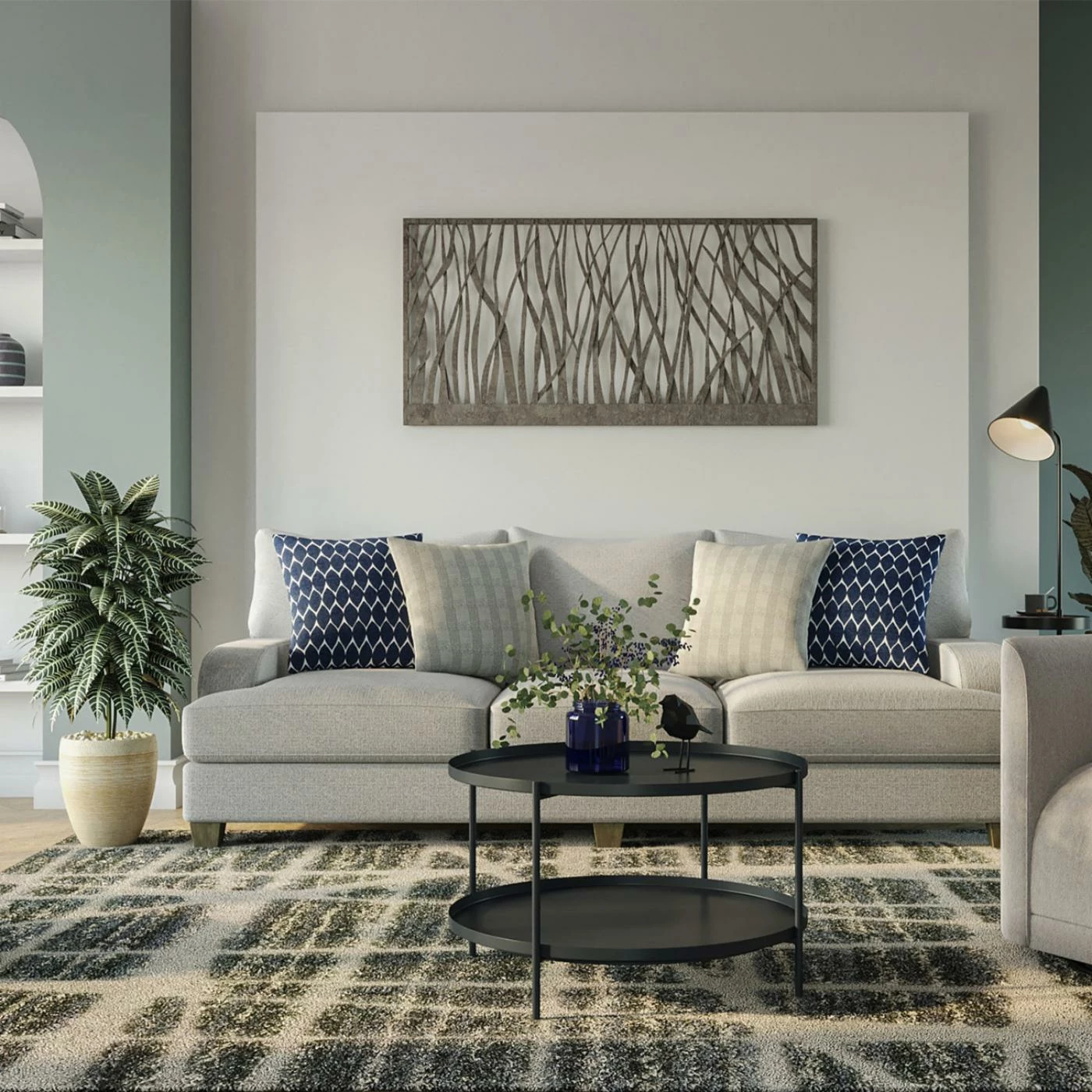 Flash Sale ✔️ HN Home Fajardo Transitional Metal Wall Art - 60W X 30H In. 🎉 - Image 3