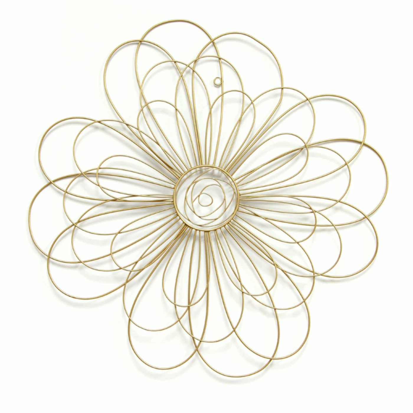 Buy โ๏ธ Metal Stratton Home Decor Gold Wire Flower Wall Sculpture โ - Image 2