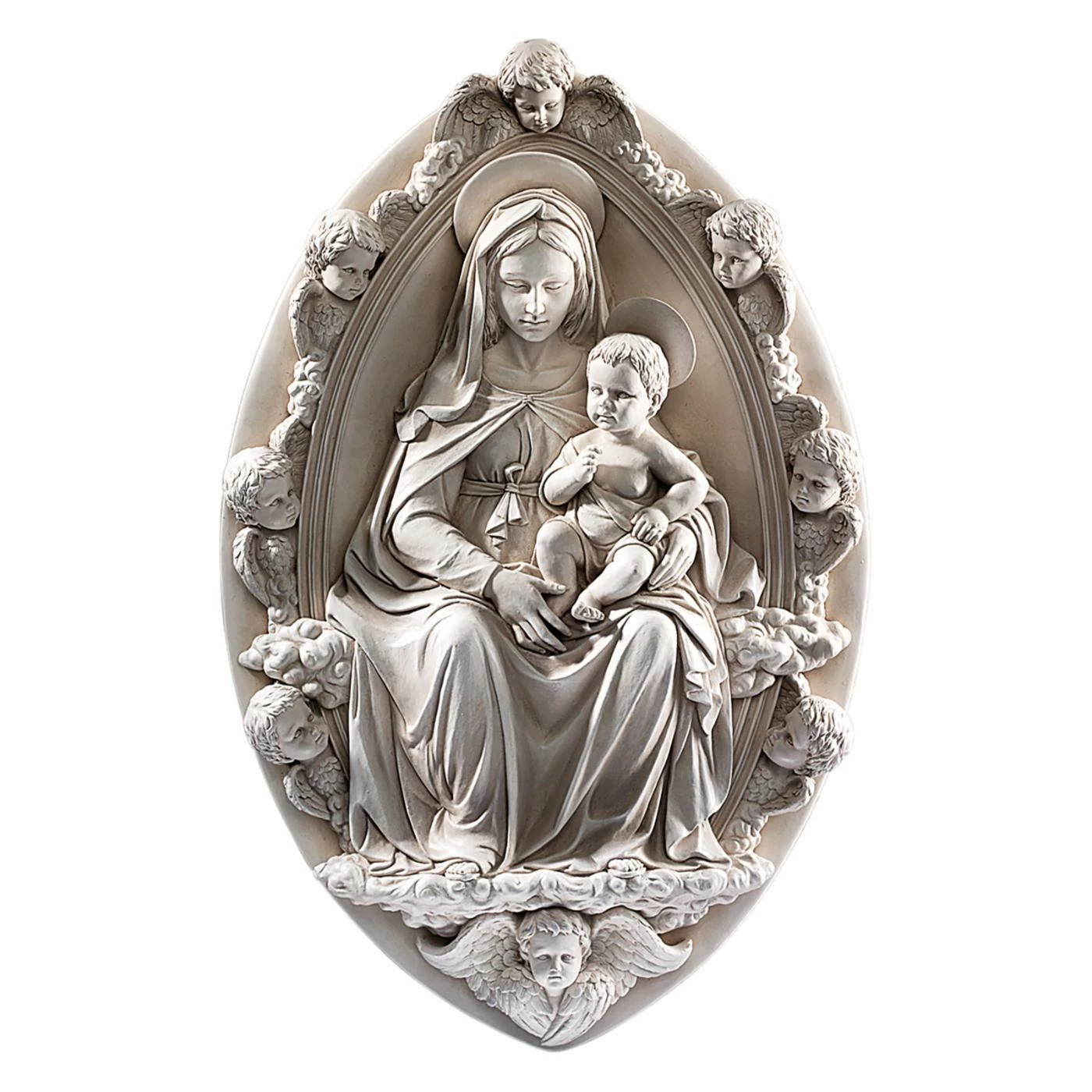 Flash Sale ๐ฏ Wicker Design Toscano Madonna And Child Wall Sculpture ๐ฏ - Image 2
