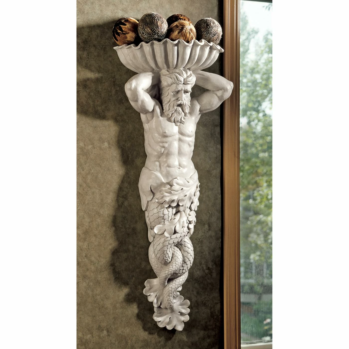 Best reviews of ✨ Wicker Design Toscano Atlantes God Of The Sea Wall Sculpture 🧨 - Image 2