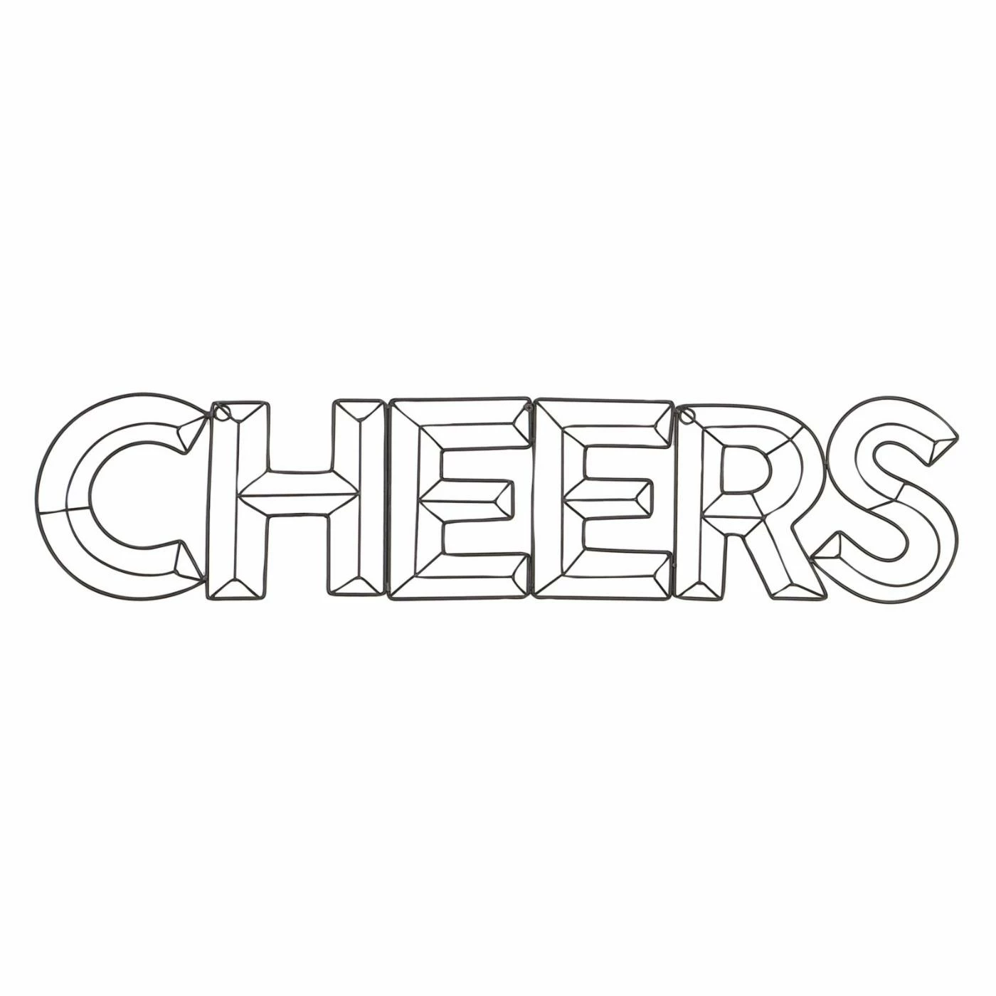 Discount π Metal DecMode Iron Cheers Wall Sign π - Image 2