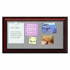 Wholesale ❤️ Wood Amanti Art Rubino Cherry Scoop Framed Magnetic Board ⭐