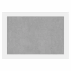 Budget 🧨 Wood Amanti Art Corvino White Framed Magnetic Board 🔥