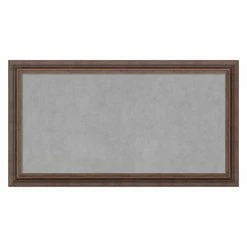 Cheapest 🛒 Wood Amanti Art Distressed Rustic Brown Framed Magnetic Board 🔔