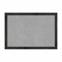 Best Pirce ๐ Wood Amanti Art Black Rustic Pine Narrow Framed Magnetic Board ๐