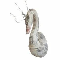 Best Sale 😉 Faux Taxidermy 3R Studios Magnesia Swan Head Wall Accent 💯
