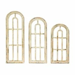 Deals 🔥 Wall Sculptures Rustic Arrow Round Window Wall Accent - Set Of 3 🌟