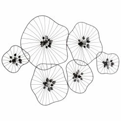 Best Pirce ⭐ Metal Cyan Design Percival Wall Accent 🌟