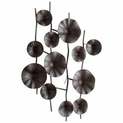 Discount ⭐ Metal Cyan Design Poppy Wall Accent 🥰