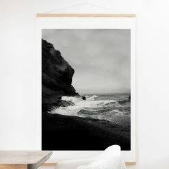 Discount ✨ Upholstered Deny Designs Ocean 1Art Print & Hanger Wall Scroll 😍
