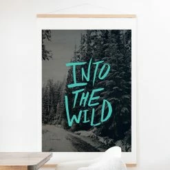 Best Sale 😍 Fabric Deny Designs Into The Wild 3 Wall Scroll 🥰