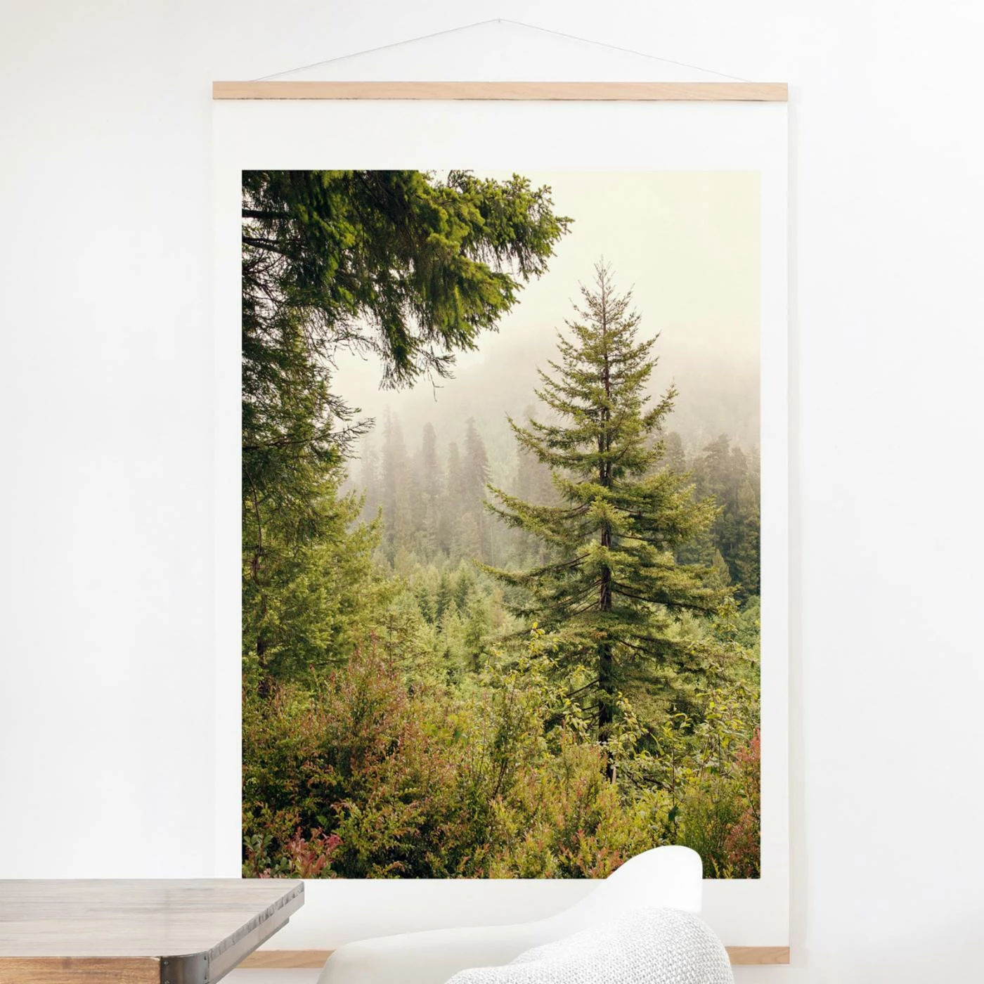 Brand new ā¤ļø Fabric Deny Designs Into The Mist Wall Scroll ā