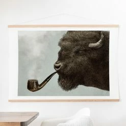 Promo 💯 Wood Deny Designs Big Smoke Wall Scroll 👍