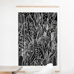 Outlet 🎁 Upholstered Deny Designs The Garden Wall Scroll 🥰