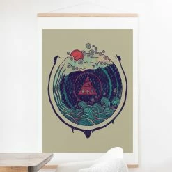 Budget ✨ Upholstered Deny Designs Water Wall Scroll ✨