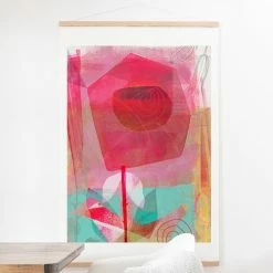 Wholesale ❤️ Upholstered Deny Designs A Rose Is A Rose Wall Scroll 😍