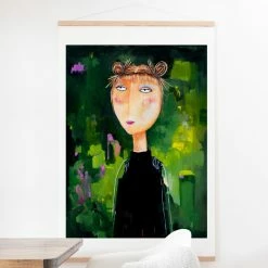 Cheap 👍 Upholstered Deny Designs Aleta Wall Scroll 🎉