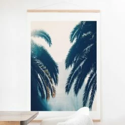 Coupon 🔥 Upholstered Deny Designs California Blue Wall Scroll ✨