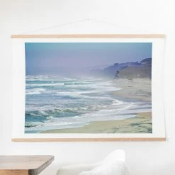 Best Pirce 👏 Upholstered Deny Designs Pescadero Mist Wall Scroll 🤩