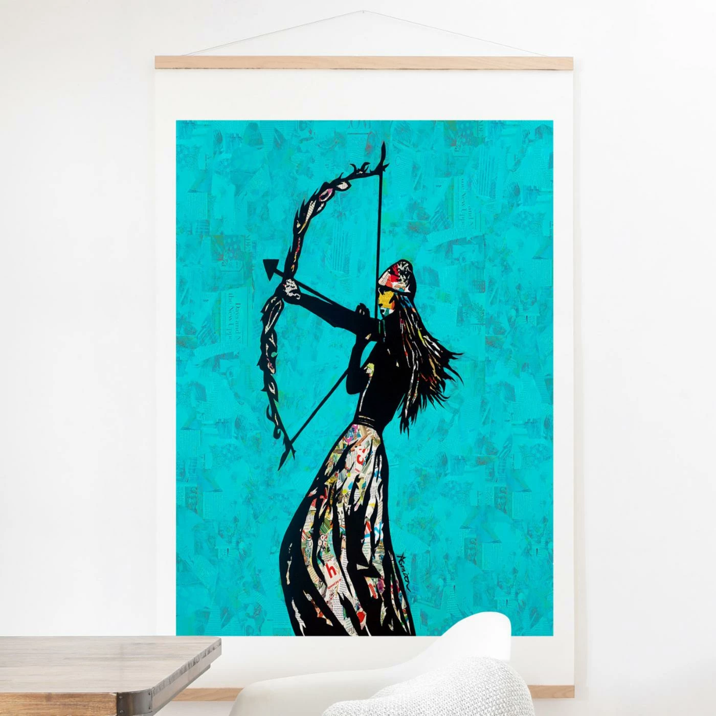 Coupon π Upholstered Deny Designs The Archer Wall Scroll π