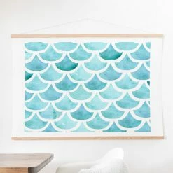 Promo 🤩 Upholstered Deny Designs La Mer Wall Scroll ⌛