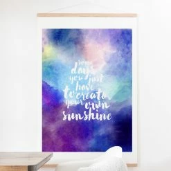 Flash Sale ❤️ Upholstered Deny Designs Create Your Own Sunshine Wall Scroll ✔️