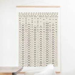 Budget 👍 Fabric Deny Designs Mud Cloth Inspo Viii Wall Scroll ⭐