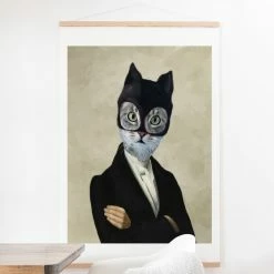 Flash Sale ❤️ Upholstered Deny Designs Cat Batman Wall Scroll 😍
