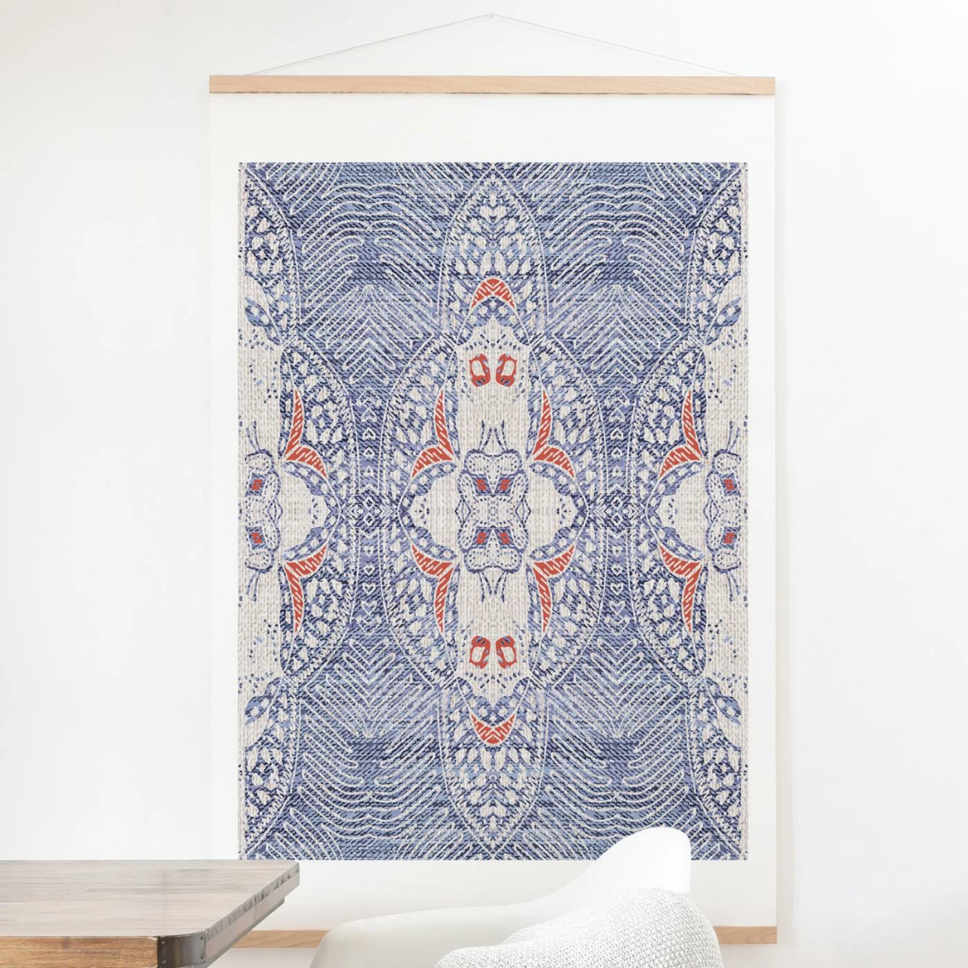 Best Sale β¨ Upholstered Deny Designs French Linen Zali Wall Scroll β€οΈ