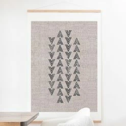 Best Sale 😀 Upholstered Deny Designs French Linen Tri Arrow Wall Scroll 😀