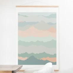 Outlet 👏 Upholstered Deny Designs Desert Sage Dunes Wall Scroll 🥰