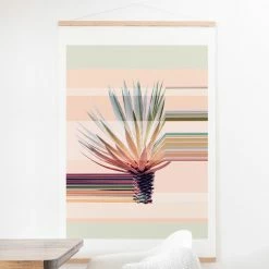 Brand new 🔥 Upholstered Deny Designs Agave Stripe Wall Scroll 🥰