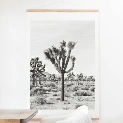 New 🥰 Fabric Deny Designs Joshua Trees Wall Scroll ✔️