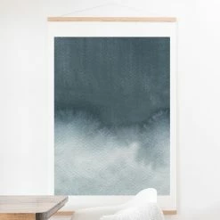 New 🎉 Fabric Deny Designs Storm In Grey Wall Scroll ✨