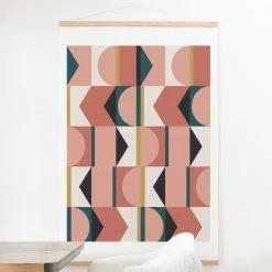 Coupon 🥰 Upholstered Deny Designs Maximalist Geometric 01 Wall Scroll 🎉