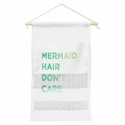Best Sale 🔥 Upholstered Deny Designs Mermaid Hair Wall Hanging ✔️