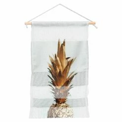 Wholesale 🌟 Upholstered Deny Designs The Gold Pineapple Wall Hanging ✔️
