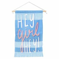 Buy 💯 Upholstered Deny Designs Hey Girl Hey Wall Hanging ✨