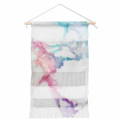 Top 10 🔥 Upholstered Deny Designs Iridescent Vein Marble Wall Hanging 🧨