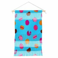 New ⭐ Upholstered Deny Designs Kawaii French Macaroons Wall Hanging 🌟